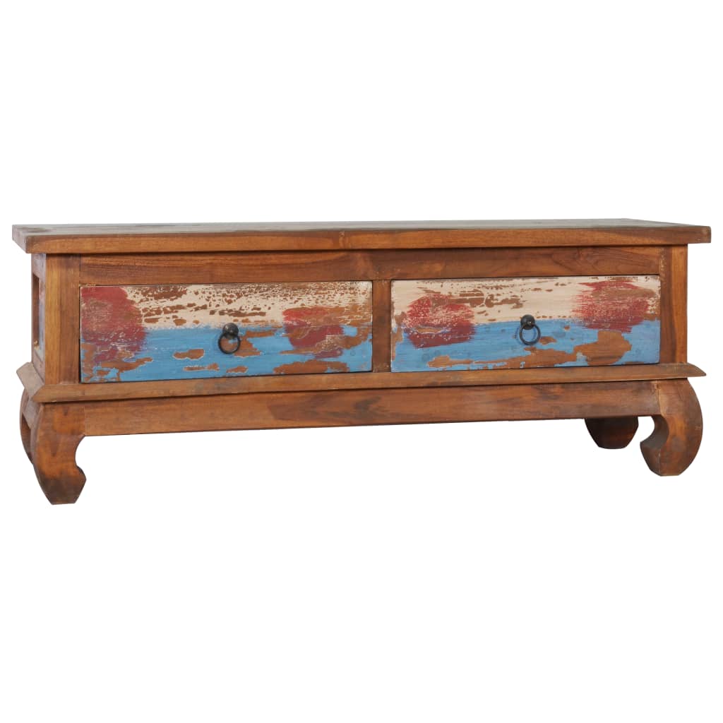 vidaXL TV Stand TV Unit Sideboard TV Console Media Unit Reclaimed Teak Wood