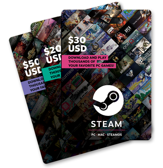 STEAM GIFT CARD USA
