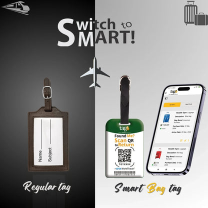 Smart Bag Security Tag -  Portugal Flag [Pack 2]